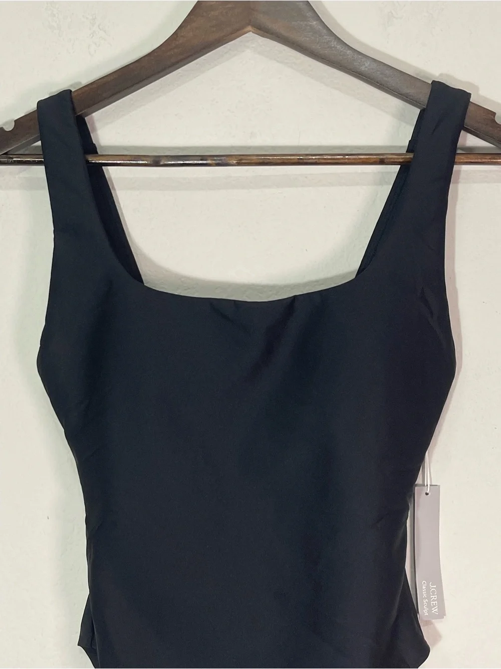 J.Crew NWT Claudia One Piece Size 2 in Classic Sculpt in Black